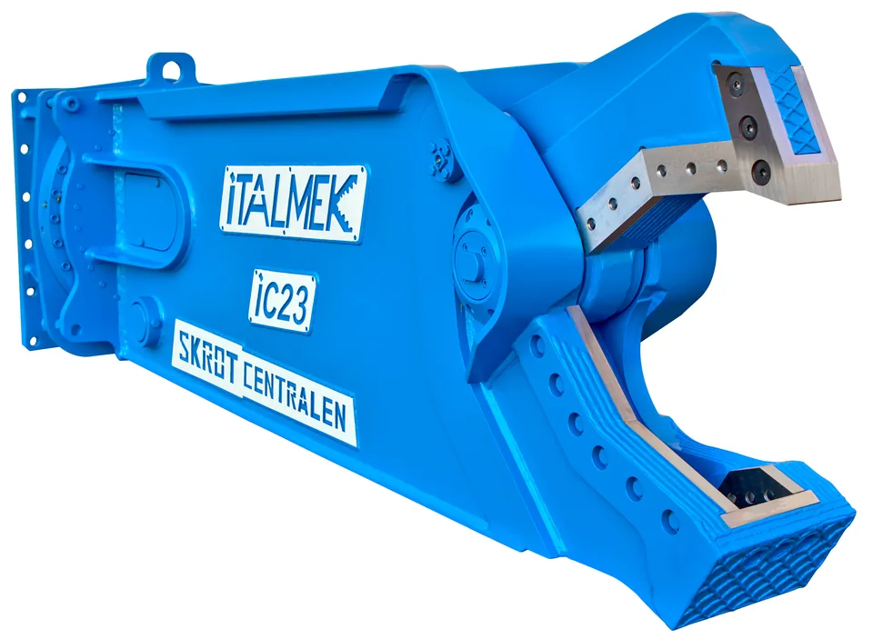 Blå ITALMEK IC23-skrotsax